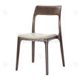 Designer Cadeiras de almofada sem braço de madeira maciça